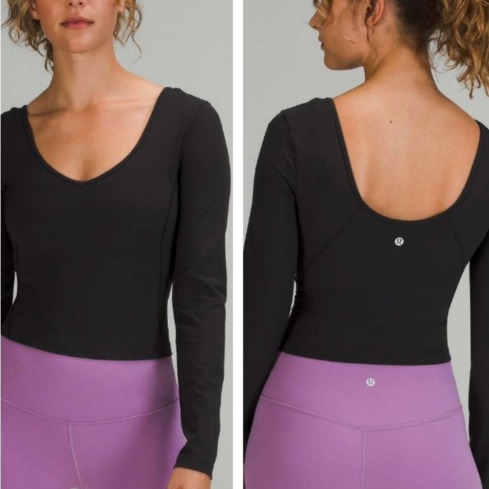 Lululemon align long sleeve size 10 black